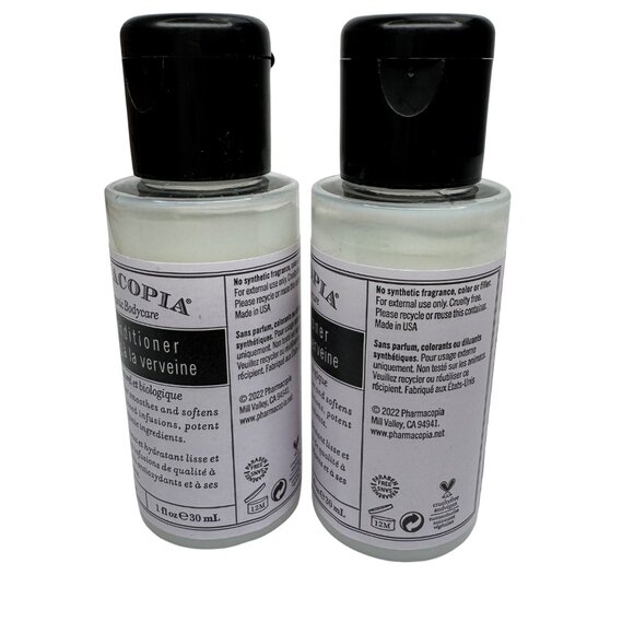 25 Bottles Pharmacopia Verbena Conditioner Travel Size 1 Oz Bottles TSA Approved - Picture 4 of 4